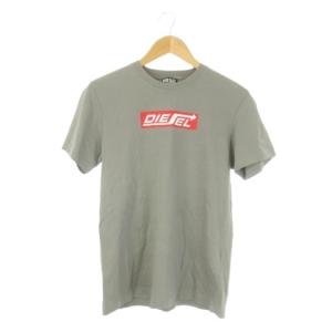 Tシャツ M グレー 半袖 クルーネック ロゴプリント /CK26 ECD001