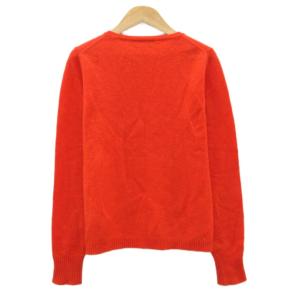 MAX MARA WEEKEND LINE ニット セーター ウール カシミヤ混 S オレンジ ラウンドネック 長袖 /SM17 ECD001