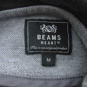 BEAMS HEART ジャケット 上着 ミドル丈 M グレー フード付き /SM22 ECD001