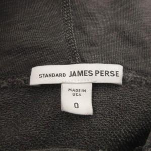 JAMES PERSE STANDARD パーカー ジャケット 裏毛 0 ダークグレー 無地 長袖 /MN25 ECD001