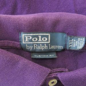 Polo by Ralph Lauren ポロシャツ 半袖 鹿の子 ポニーロゴ刺繍 XXL 紫 パープル /CK15 ECD001