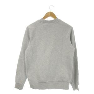 LACOSTE トレーナー M グレー クルーネック 長袖 ロゴ 裏起毛 /AO25 ECD001