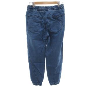 DIESEL 美品 ジョガーパンツ 絹 シルク 25 インディゴブルー デニム ドローストリングウエスト イージー /HW