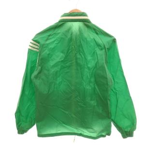 adidas ヴィンテージ デサント製 ナイロンジャケット スタンドカラー 緑 グリーン ADS-200 /YJ ECD001