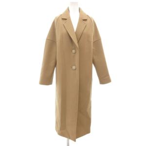 美品 チェスターコート ロング丈 34 キャメルカラー /UO ECD001