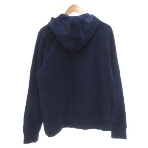POLO RALPH LAUREN パーカー ミドル ハーフ丈 ジップアップ ロゴ刺繍 XL/TG(18-20) 紺 ネイビー /ML ECD001