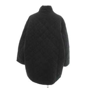 BURBERRY LONDON キルティングジャケット 13 黒 ブラック  スタンドカラー ボタン留 /HWECD001