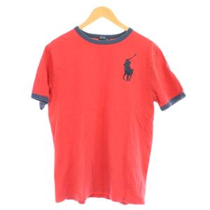 Tシャツ XL 赤 レッド ロゴ刺繍 半袖 /GP GY58