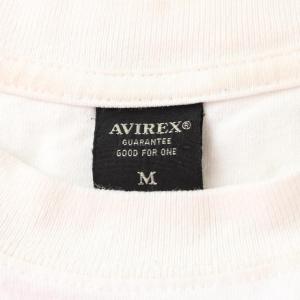 AVIREX Tシャツ M 白 ホワイト ロゴプリント 半袖  /GP GY58