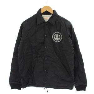 ジャケット ブルゾン  上着 2 黒 ブラック 長袖 ロゴ刺繍 /GP GY58