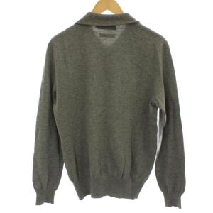 Polo by Ralph Lauren ニット カットソー ウール S グレー 無地 ハーフジップ 長袖 /GG GY59