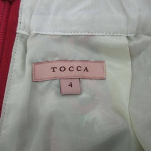 TOCCA フレアスカート ロング丈 4 ピンク 花柄 /SM7 ECC001