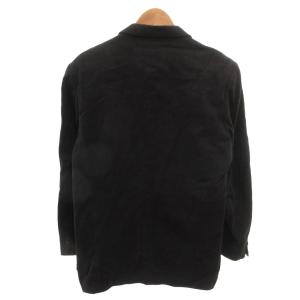 Agnes b. homme 美品 テーラードジャケット 52 黒 ブラック シングル 3B パッチポケット  053391 /HW