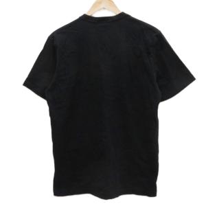 LACOSTE Tシャツ カットソー 4 黒 ブラック 半袖 ラウンドネック ロゴ /YS24 ECD001