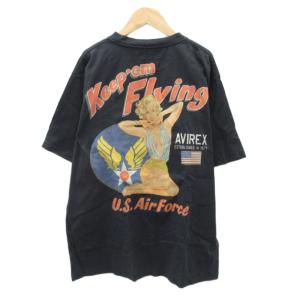 Tシャツ カットソー L 黒 ブラック バックプリント 半袖 /SM22 ECD001