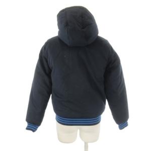 adidas Originals 中綿ジャケット フーディ ボリューム トレフォイル M 紺 ネイビー /CK29 ECD001