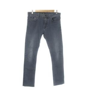 デニムパンツ ジーンズ スリム ウォッシュ加工 ストレッチ 青 ブルー インディゴ /CK22 ECD001