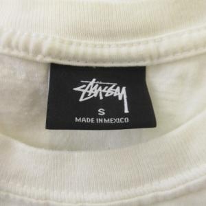 STUSSY HAWAII Tシャツ 半袖 クルーネック 丸首 ロゴ S 白 ホワイト /CK17 ECD001