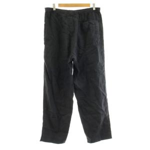 EMPORIO ARMANI イージーパンツ ワイド 麻 リネン 44 グレー 757907 /KU ECD001