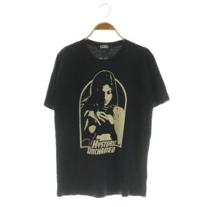 半袖Tシャツ プリント コットン M ブラック /MY OS ECD001