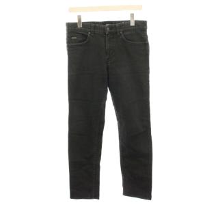 デニムパンツ ジーンズ ストレート USED加工 31 34 ダークグレー 10147405 /HN ECD001