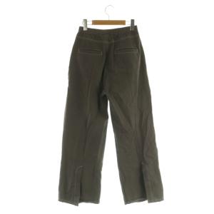 Ameri VINTAGE WAIST BUCKLE WIDE PANTS ワイドパンツ ハイウエスト M グレー /MY OS ECD001