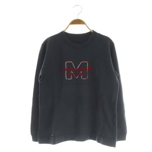 スウェットトレーナー 長袖 刺繍 M ネイビー /MY OS ECD001