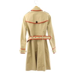 BURBERRY LONDON トレンチコート ITA40 M ベージュ パイピング ロング丈 ベルト付き 3773024/61E /GG