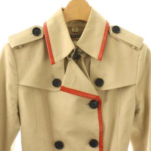 BURBERRY LONDON トレンチコート ITA40 M ベージュ パイピング ロング丈 ベルト付き 3773024/61E /GG