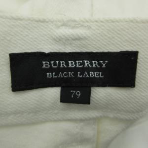 BURBERRY BLACK LABEL カラーパンツ ストレート ロング丈 79 オフホワイト /HO56 ECD001