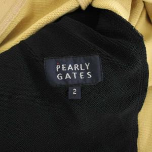 PEARLY GATES ゴルフウェア スウェットスカート ひざ丈 タイト イージー ウエストゴム レオパード柄 ヒョウ柄 2 ベージュ