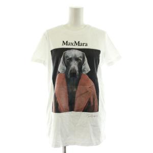 Tシャツ CIPRIA ウェグマンプリント カットソー 半袖 クルーネック S 白 ホワイト 2421946071