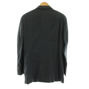 ARMANI COLLEZIONI ダブルスーツ セットアップ テーラードジャケット パンツ ウール シルク混 46 グレー F72044742