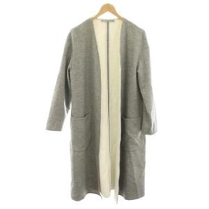 BONDED JERSEY ALICIA K カーディガン コーディガン 38 グレー ノーカラー 長袖