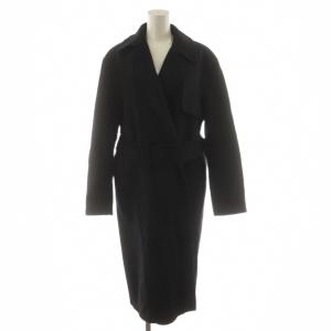 LUXE NEW DIVIDE WRAP TRENCH チェスターコート ロング丈 ウール カシミヤ混