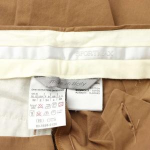 SPORTMAX CODE ワイドパンツ ボトムス 36 キャメル センタープレス /GG ECD001