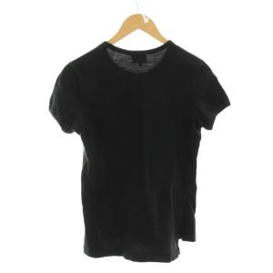 VIVIENNE WESTWOOD MAN Tシャツ カットソー 半袖 オーブ ロゴ刺繍 S ブラック /YM ECD001