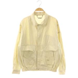 ジャケット ジップアップ M ベージュ