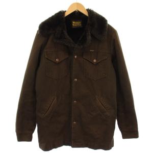 ランチジャケット 裏ボア アウター L 茶 ブラウン W9554 /TK ECD001