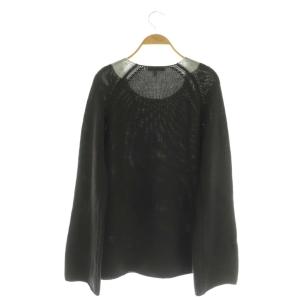 EMPORIO ARMANI ニット セーター 長袖 フレアスリーブ I46 ネイビー /MY OS ECD001