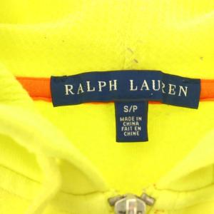 RALPH LAUREN パーカー スウェット ジップアップ S/P イエロー /ES ECD001