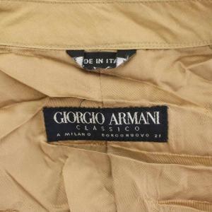 GIORGIO ARMANI ステンカラーコート 48 ベージュ