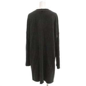 BALMAIN コート ミドル ハーフ丈 ジップアップ ダークグレー /AE ECA001