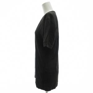 DOLCE&GABBANA Tシャツ 44 黒 ブラック Vネック 半袖 無地 /SC ECA001