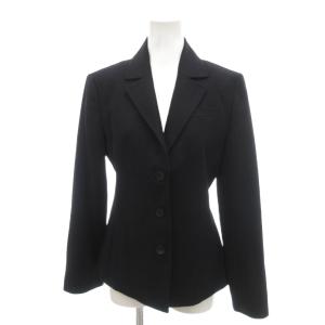 BODY DRESSING Deluxe 美品 セットアップ テーラードジャケット シングル タイトスカート アンゴラ混 9 黒 ブラック /YJ