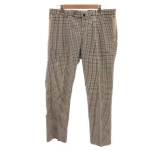 美品 パンツ スラックス 52 マルチカラー チェック柄 /HW ECA001