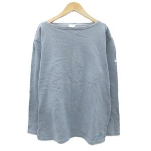カットソー 長袖 ボートネック 無地 5 L グレー /SY26 ECA001