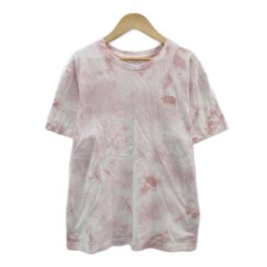 Tシャツ カットソー M ピンク タイダイ柄 半袖 /SM14 ECA002