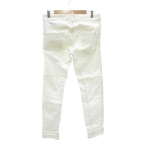 DSQUARED2 イタリア製 パンツ 44 コットン ロゴ スキニー 白 ホワイト /NU ECA002