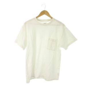 RHC Tシャツ M 白 ホワイト 半袖 丸首 左胸ポケット /AO27 ECA002